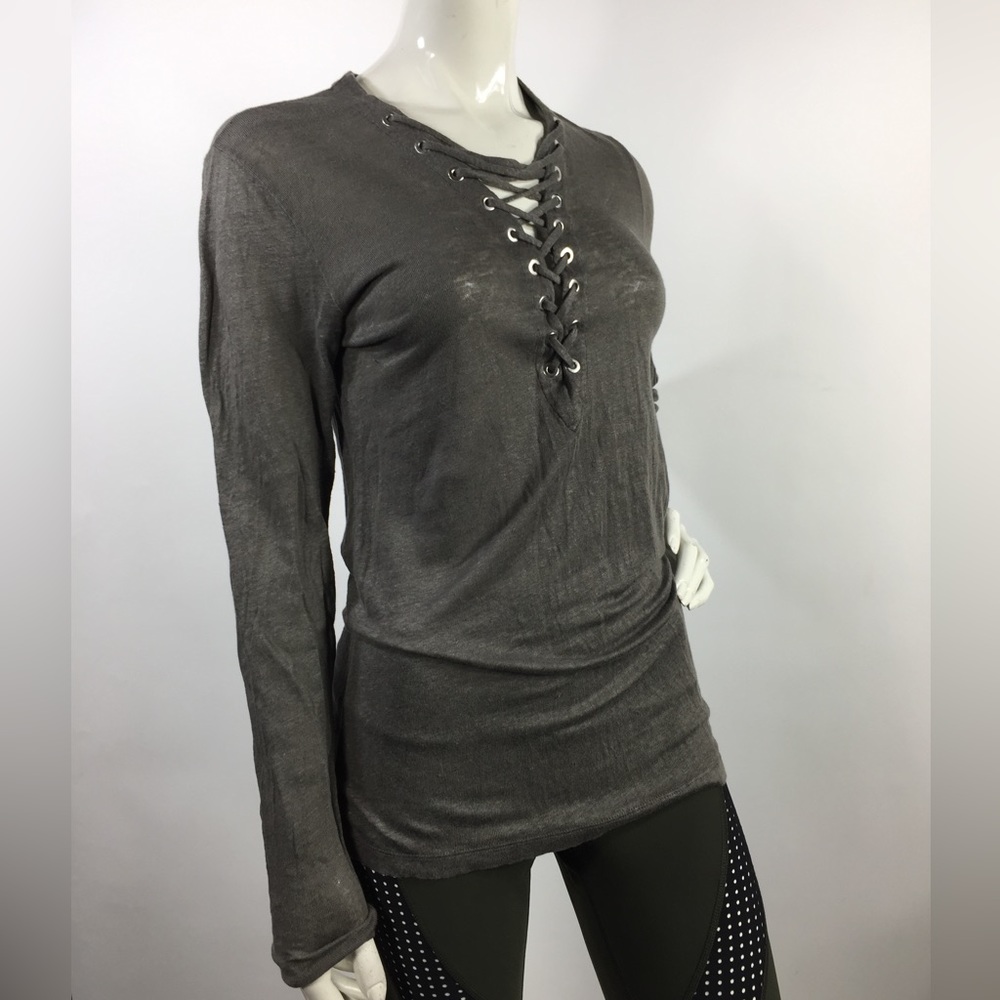 Iro Linen Long Sleeve Top XS - Picture 6 of 14